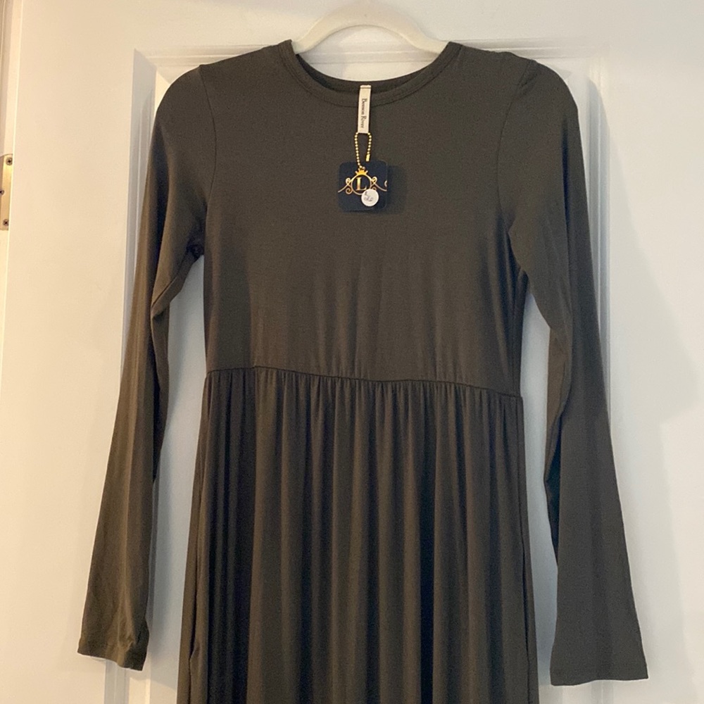 Long jersey drew with pockets